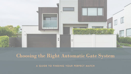 3 -Finding Your Perfect Match: A Guide to Choosing the Right Automatic Gate System - Technology Valley Gate System