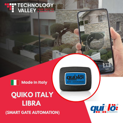 Quiko Italy Bluetooth gate opener LIBRA– Secure & Easy Smartphone Control in UAE - Technology Valley Gate System