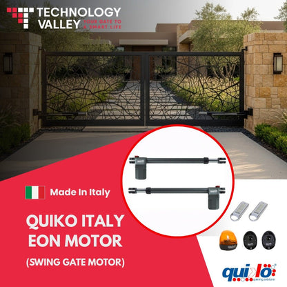 Quiko Italy Swing Door EON 400 – Reliable Swing Gate Opener for UAE Automation - Technology Valley Gate System
