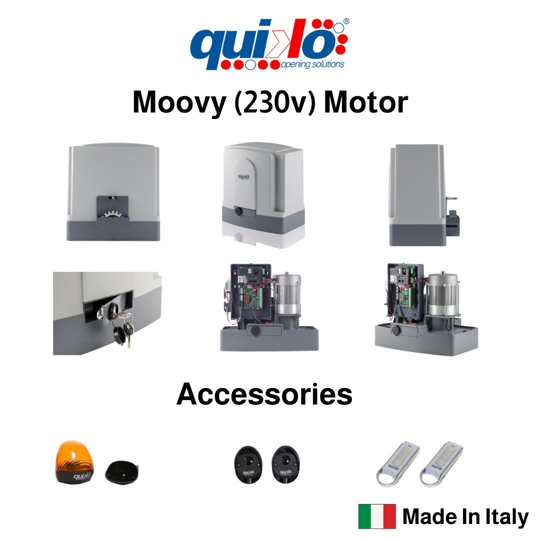 Quiko Moovy 800 - Heavy Duty - Sliding Gate Opener ! - Technology Valley Gate System